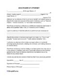 ohio durable power of attorney pdf Ohio Durable Statutory Power of Attorney Template