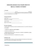 Wisconsin Advance Healthcare Directive pdf Free Wisconsin Advance Healthcare Directive Form