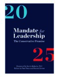 Project 2025 1 pdf Project 2025 PDF Summary