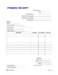 Itemized Receipt Template 1 pdf Itemized Receipt Template