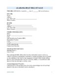 ALABAMA BOAT BILL OF SALE TEMPLATE 1 pdf Alabama Boat Bill of Sale Template