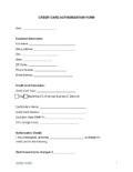 CREDIT CARD AUTHORIZATION FORM 1 pdf Credit Card Authorization Form