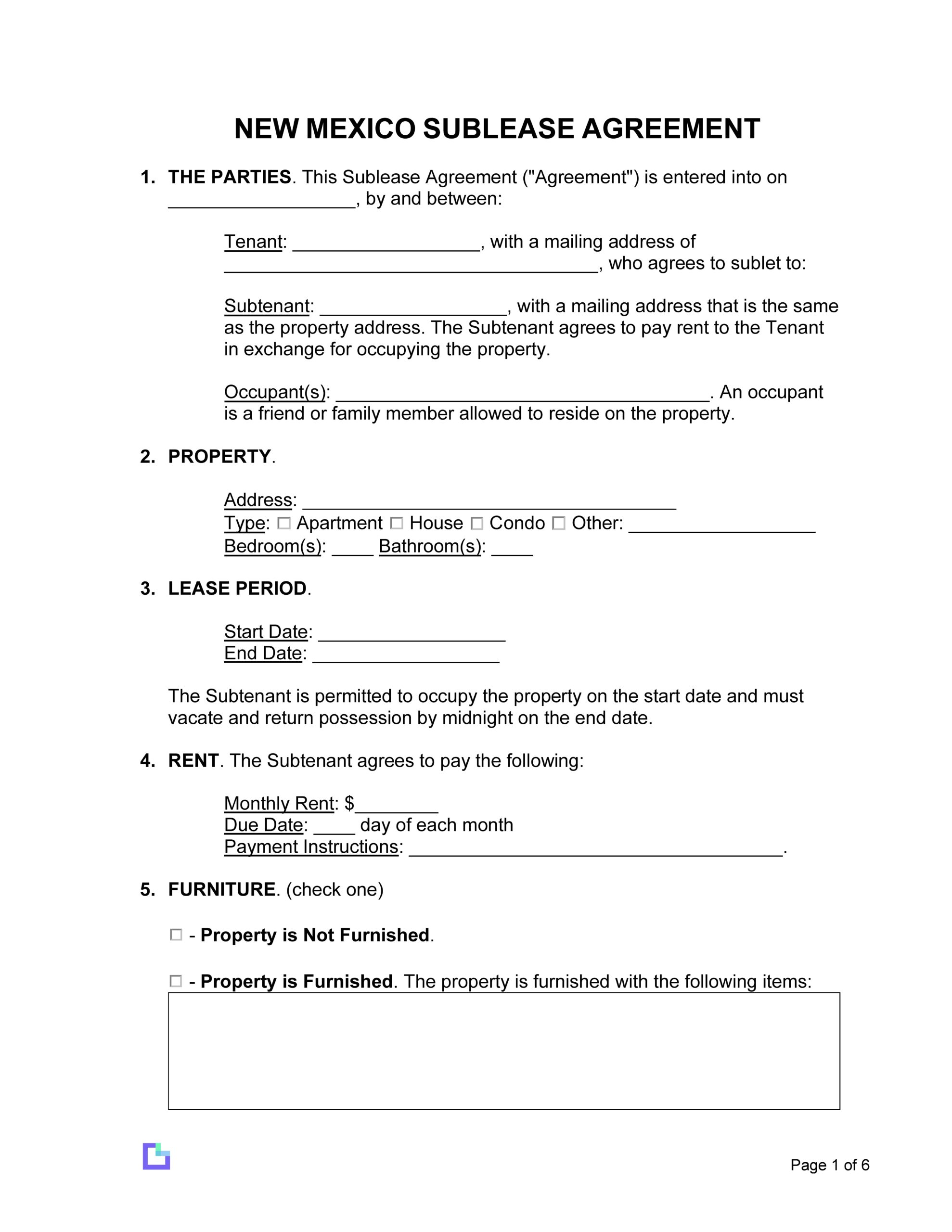 Sublease-Agreement