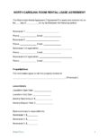 North Carolina Room Rental Lease Agreement Template 1 pdf 1 North Carolina Room Rental Lease Agreement Template