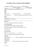 OKLAHOMA LEASE TO PURCHASE OPTION AGREEMENT TEMPLATE 1 pdf 1 Oklahoma Lease-to-Own Purchase Agreement Template