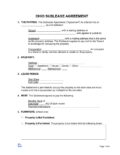 Ohio Sublease Agreement Template 1 pdf 1 Ohio Sublease Agreement Template